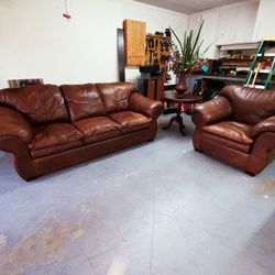 sofas 100% full genuine leather excelentes condiciones 