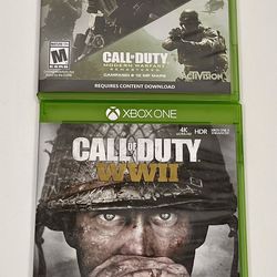 Xbox One Call of Duty Legacy Edition Infinite/Modern Warfare WWII  Sold as a Set