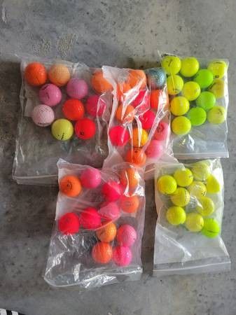 Dozen Colored Golf Balls $12 per dozen your choice