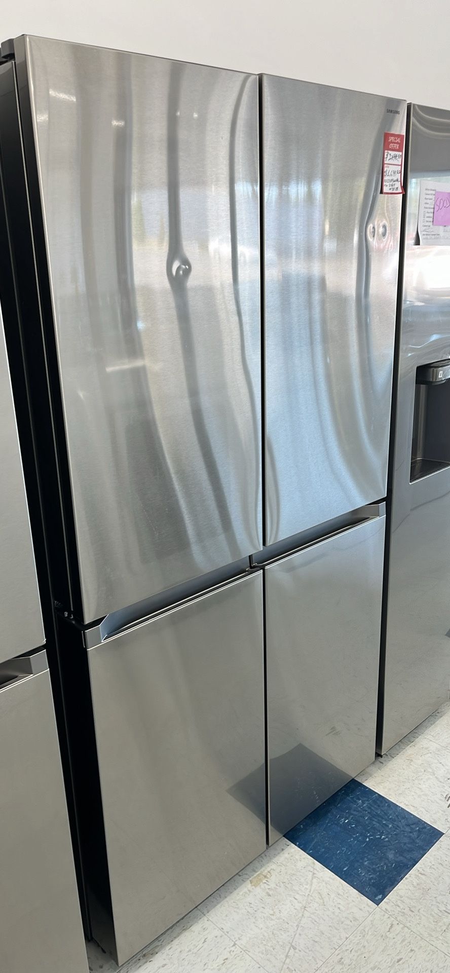 💥Great Saving💥 Bespoke 4-Door Flex with Beverage Center in Fingerprint Resistant Stainless Steel