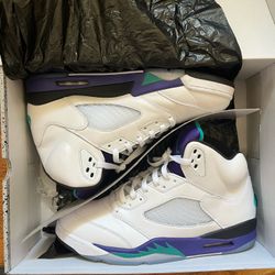 Air Jordan Grape 5s Sz -13 Worn Once 