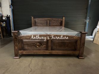 New Queen Bed With Mattress 