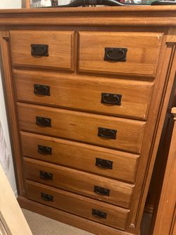 Solid Oak Dresser drawer