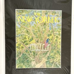 The New Yorker magazine cover dated July 3, 1971, which was illustrated by the artist Ilonka Karasz. The artwork, titled "New Yorker July 3rd, 1971," 