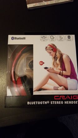 Craig Bluetooth stereo headset