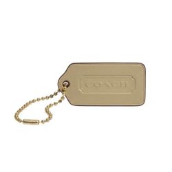 COACH Tan Patent Leather Fob Bag Charm Keychain Hang Tag Imperfections: Please review the item condition guidelines by category to ensure a smooth and