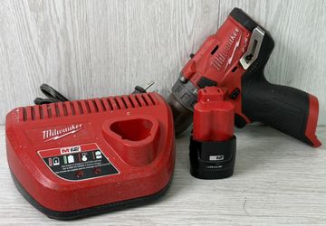 Milwaukee M12 Fuel 2504-20 1/2" Cordless Hammer Drill Driver Kit (A1G014657)