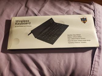 Wireless keyboard for iOS Android and Windows