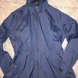 Womens Navy Cool32 Rain Jacket Size Xl
