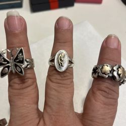 Anillos De Plata $95 Cada Uno