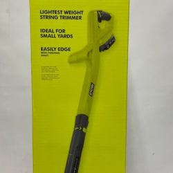 RYOBI ONE+ 18V 10 in. Cordless Battery String Trimmer and Edger with 1.5 Ah Battery and Charger