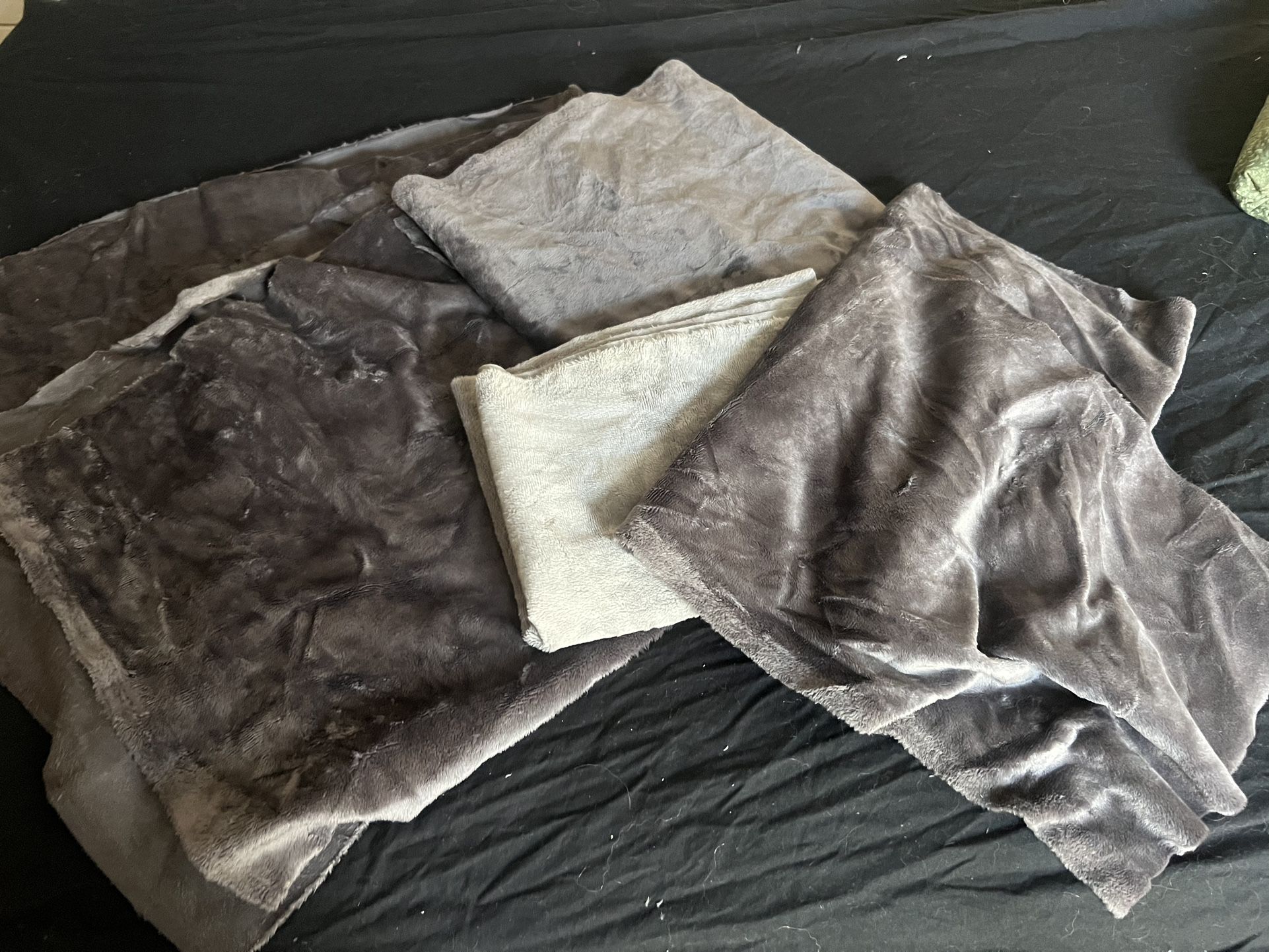 Minky scrap fabric