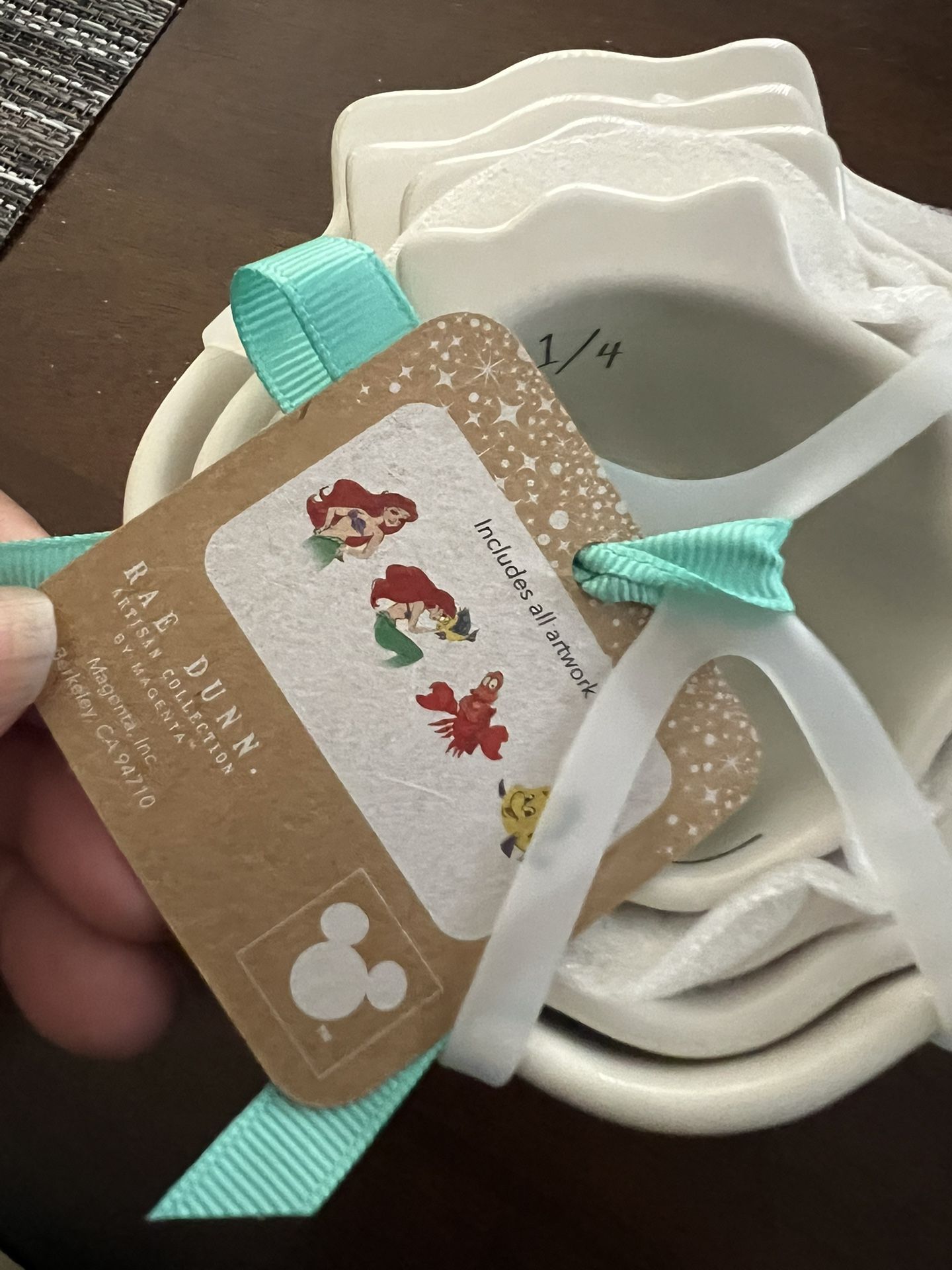 Rae Dunn Little Mermaid Measuring Cups