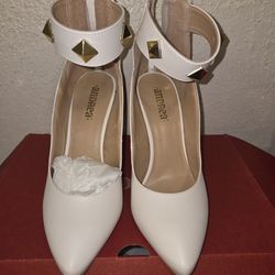Off-white heels Size 7.5