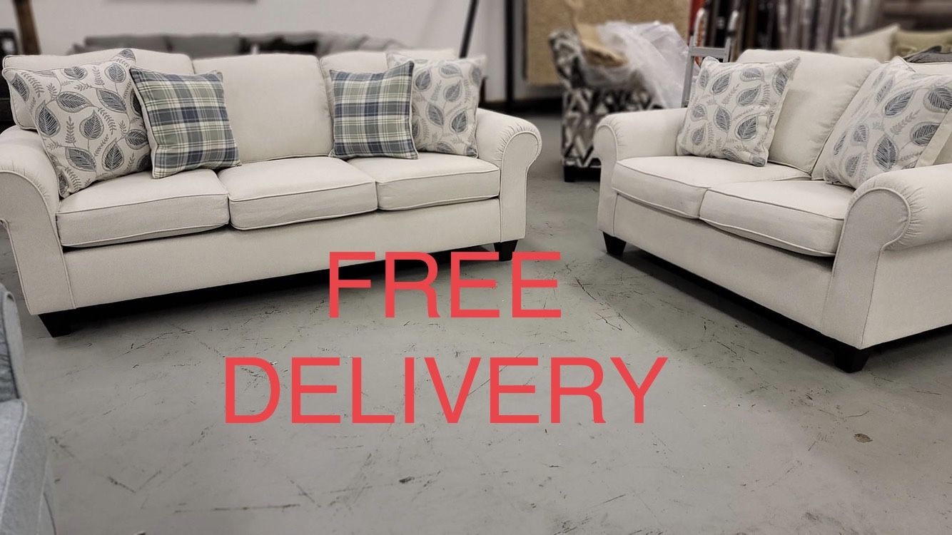 New Sofa And Loveseat Set