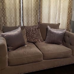 CASH ONLY! $750 OBO & Must Be Able To Pick Up - 3 Piece Couch Set — includes couch, loveseat and oversized chair. 