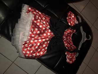 Girl Minnie Mouse costume