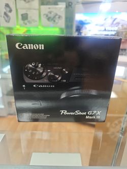 Canon G7X mk iii camera