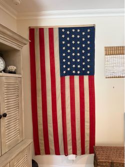Vintage 46 Star Decorative American Flag