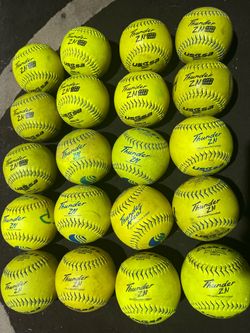 12” Slowpitch softballs