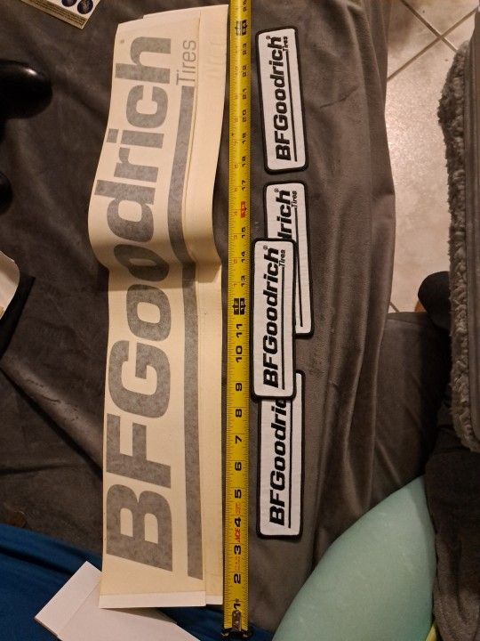 BF Goodrich DECALS and PATCHES