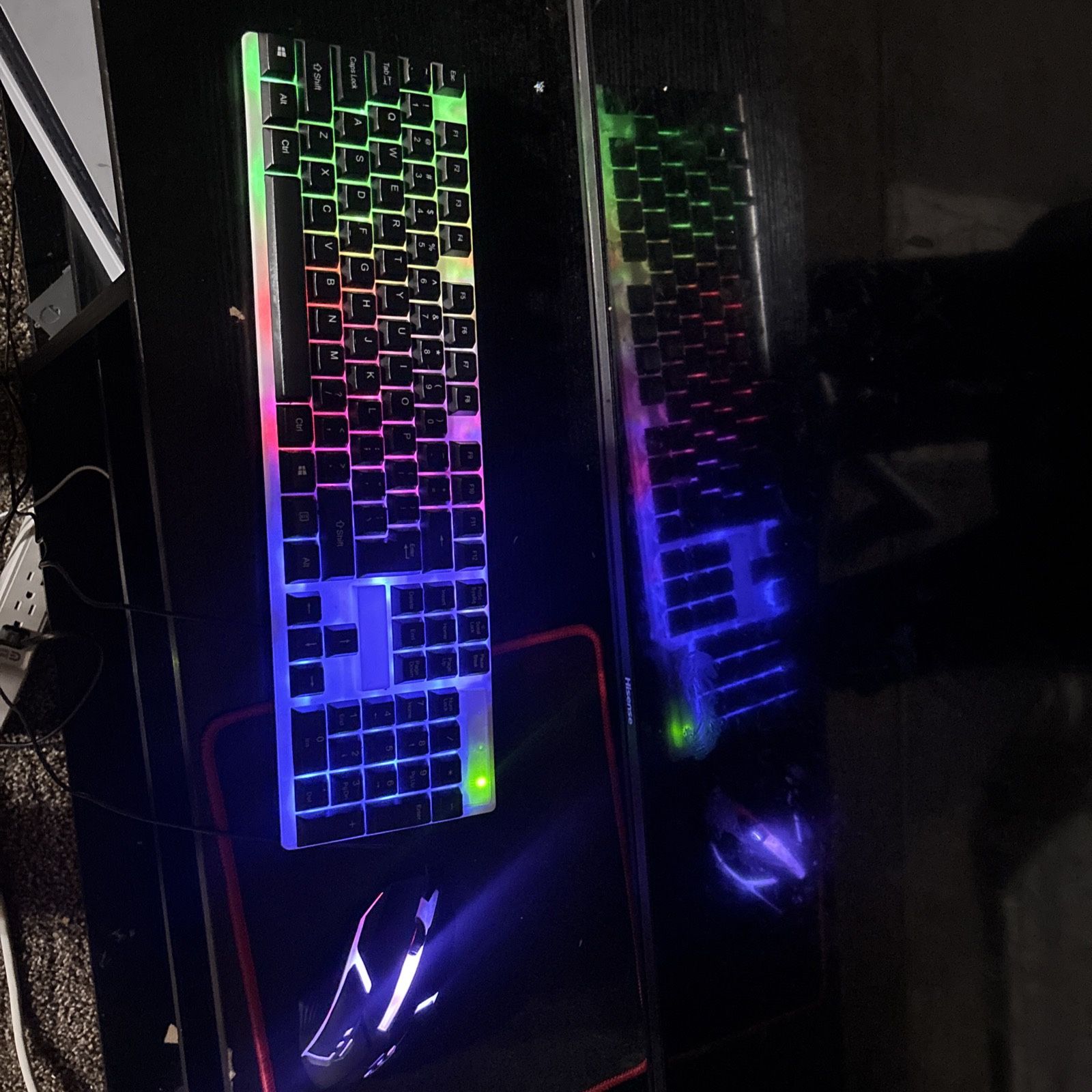 Keyboard And Mouse Pad