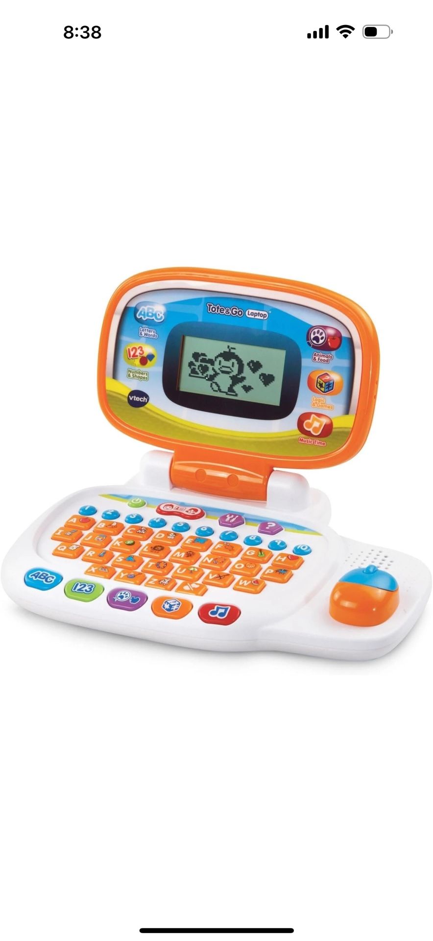 Vtech Tote and Go Laptop, Orange