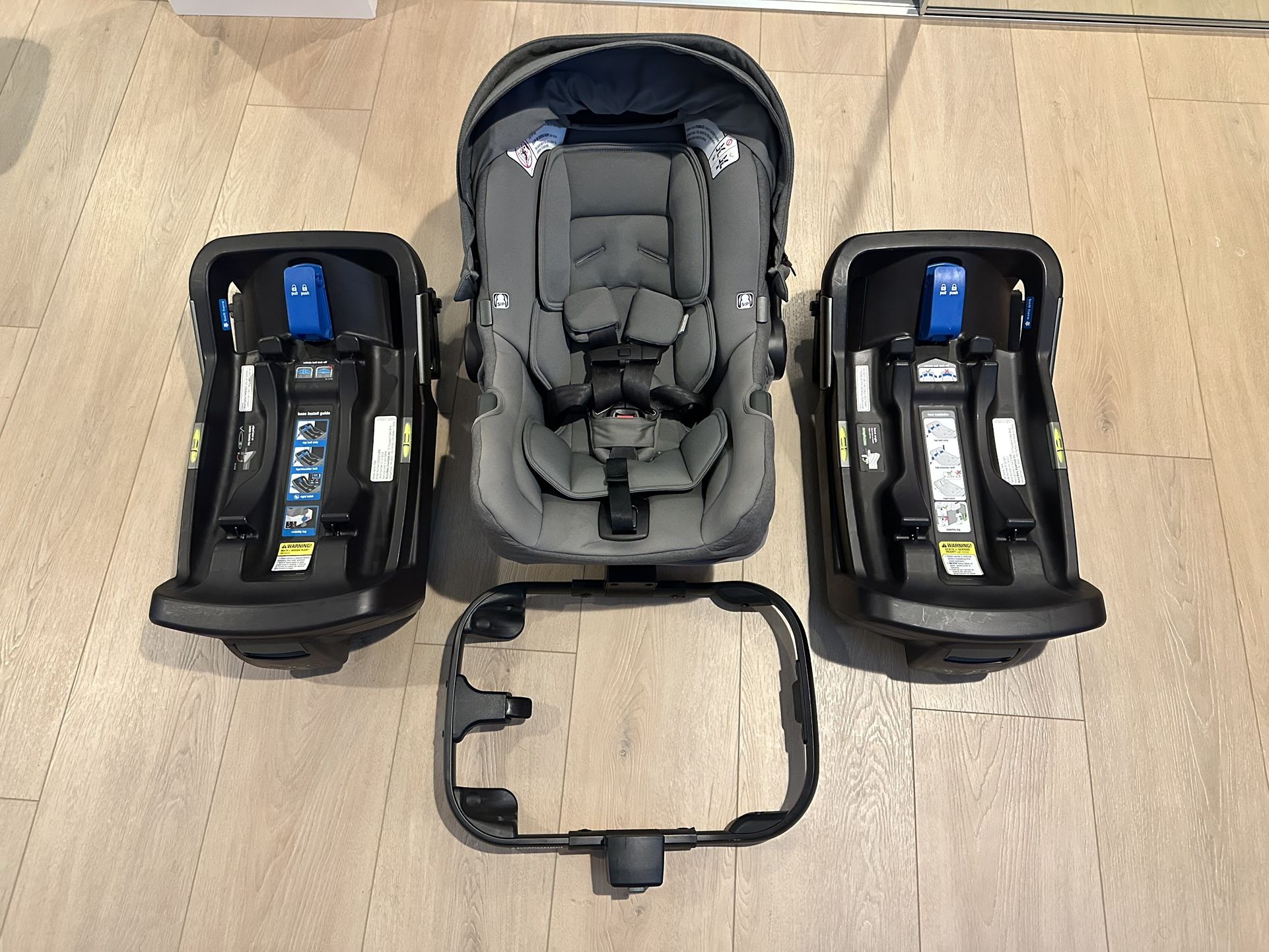 Nuna Pipa Infant Car Seat 2 Bases Uppa Baby Stroller Adapter -We can also break up if interested