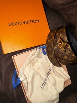 Louis Vuitton flower gram reversible women’s belt