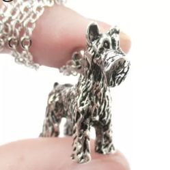 Bobtail Dog Breed Pendant Necklace 3D Animal Dog Breeds Charm NecklaceS for Women Baby Jewelry Collares