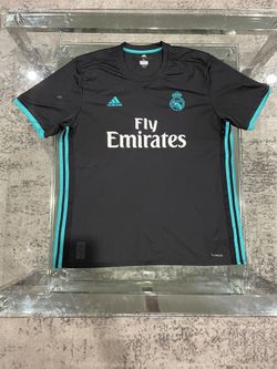 Real Madrid Away Jersey Black And Teal