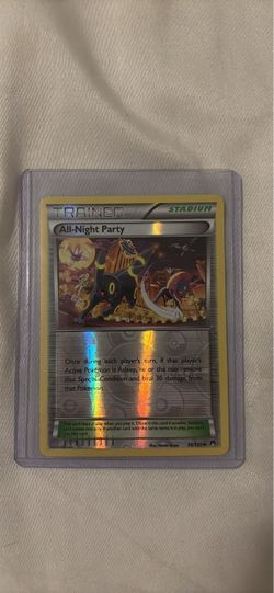 Pokémon All-Night Party Trainer Stadium Holo Card