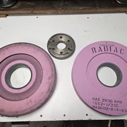 Cylindrical Grinder pink aluminum oxide wheels 16"x2.5"x5"
