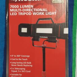 140$ Husky Multi Directional 7000 Lumen Work Light Brand New In Box 