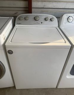 White Whirlpool Washer