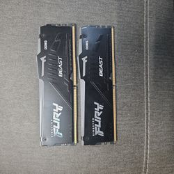 Kingston Fury Beast 16gb Sticks