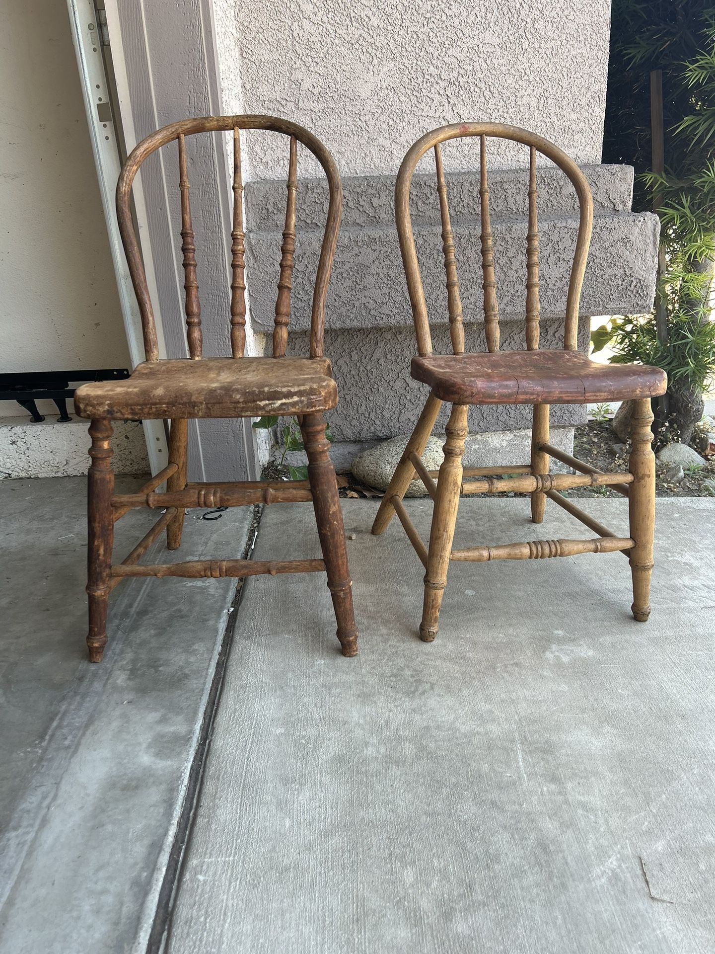 Antique Kids Chairs