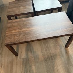 Coffee Table And Side Tables 