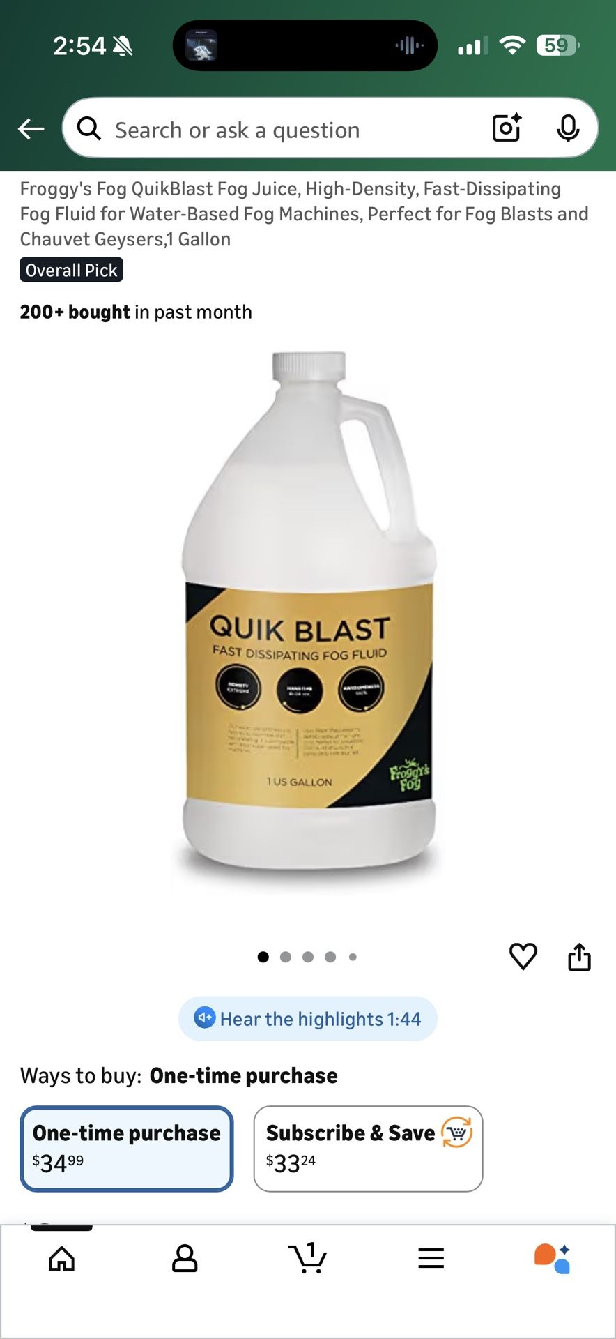 Froggy’s Quick Blast Fog Juice