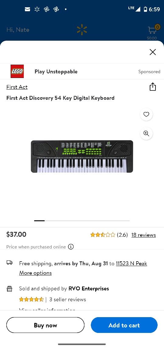 First Act Musician 🎵 Digital Keyboard