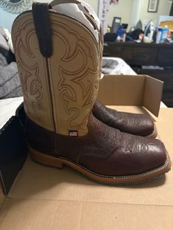 Western Cowboy Boots Square Toe