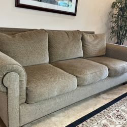 Beige 3-Seater Sofa – Clean, Comfortable, Smoke-Free Home