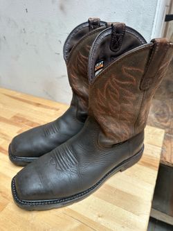 Used steel toe ariat work boots