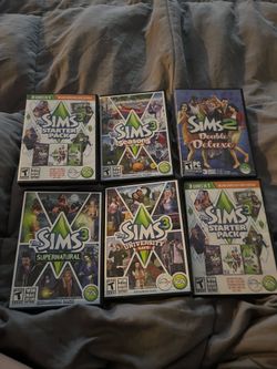 Sims PC game bundle
