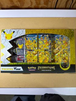 Pokemon 2021 25th Anniversary Celebrations Pikachu V-Union Error Box (German/English)