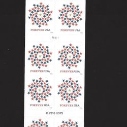 Patriotic spiral Forever Stamp