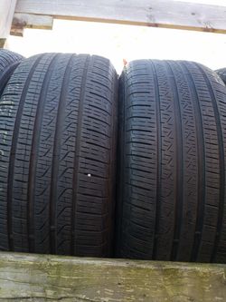 245 50 18 (2) used tires run flats free installation