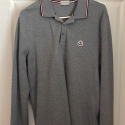 Moncler Men’s Long Sleeve Polo Shirt