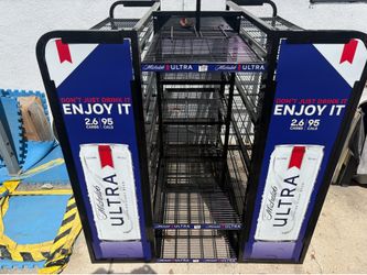 Metal shelf’s 2 ultra and I got one budlight
