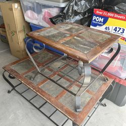 Coffee And End Table 